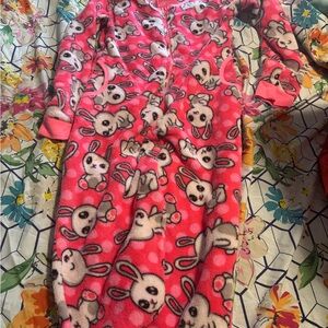 Adorable Pink Bunny women Pajamas